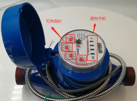 埃美柯水表正確讀數圖解